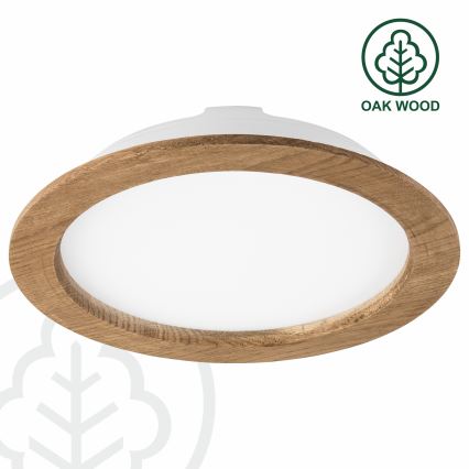 Spot encastrable WOODY SPOT LED/23,5W/230V 4000K noyer ø 23,5 cm