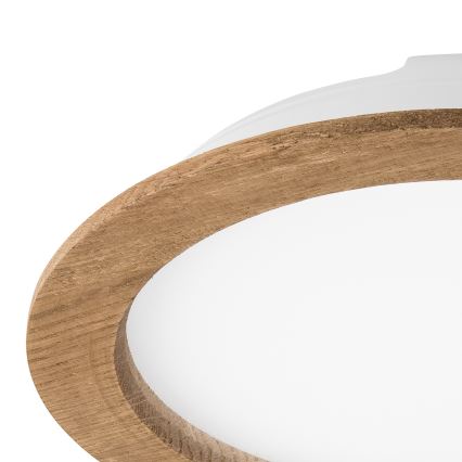 Spot encastrable WOODY SPOT LED/23,5W/230V 4000K noyer ø 23,5 cm