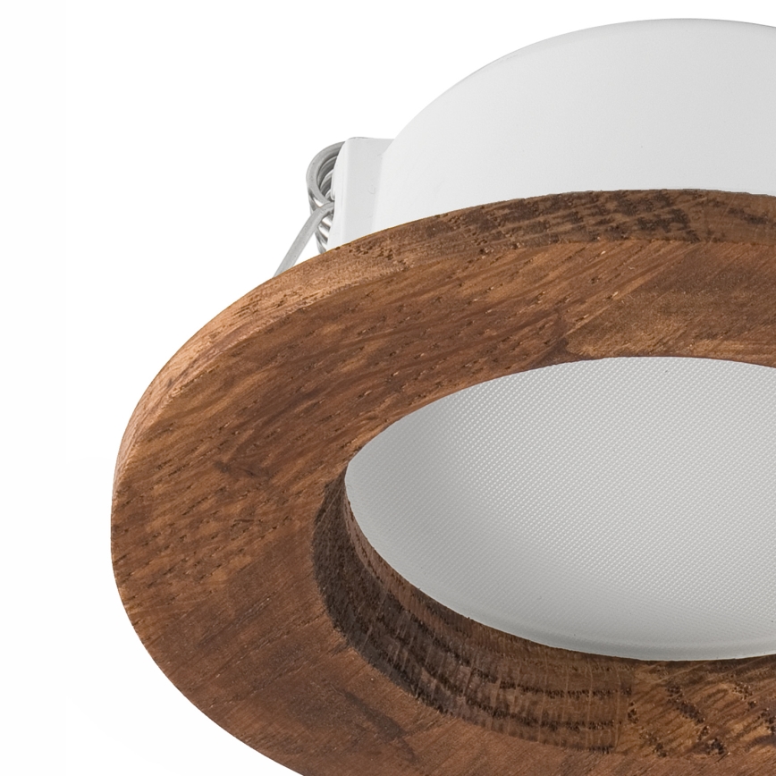 Spot encastrable WOODY SPOT LED/5,5W/230V 4000K cerise ø 10 cm