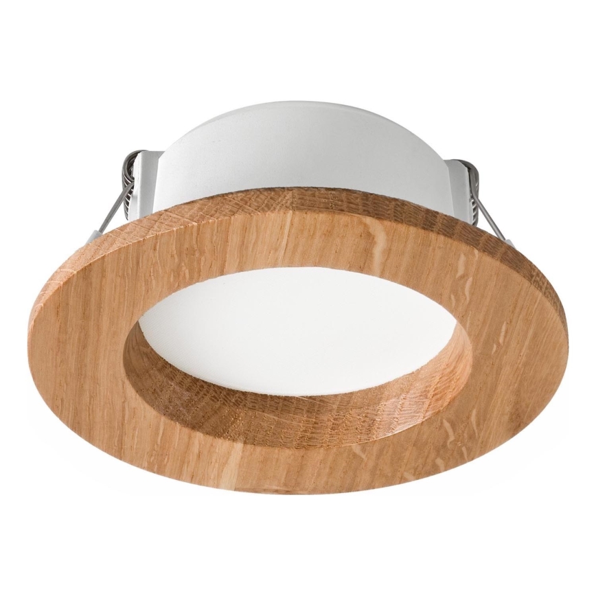 Spot encastrable WOODY SPOT LED/5,5W/230V 4000K chêne ø 10 cm