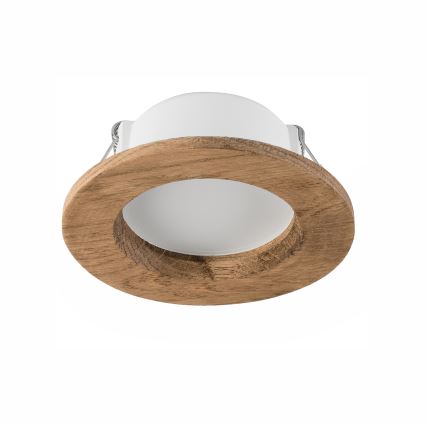 Spot encastrable WOODY SPOT LED/5,5W/230V 4000K noyer ø 10 cm