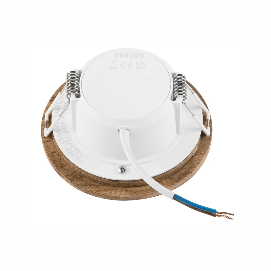 Spot encastrable WOODY SPOT LED/5,5W/230V 4000K noyer ø 10 cm
