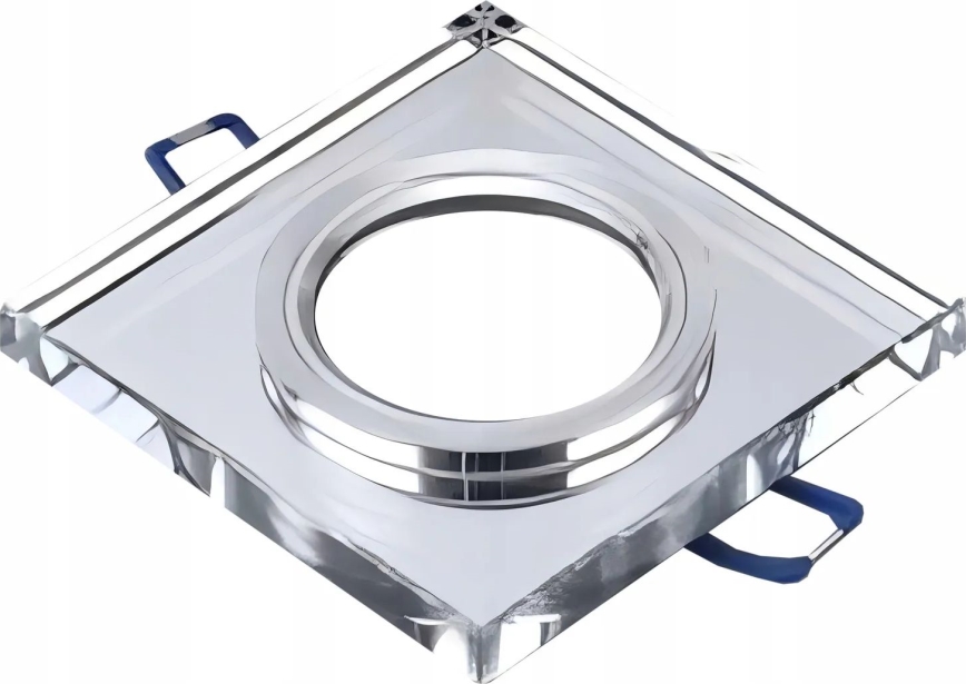 Spot encastré 1xGU10/MR16/10W/230V 9x9 cm chrome brillant