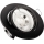 Spot encastré 1xGU10/MR16/10W/230V diam. 9 cm noir