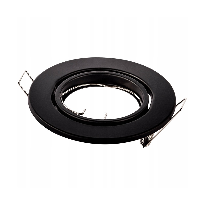Spot encastré 1xGU10/MR16/10W/230V diam. 9 cm noir