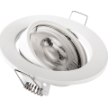 Spot encastré 1xGU10/MR16/10W/230V Ø 9 cm blanc