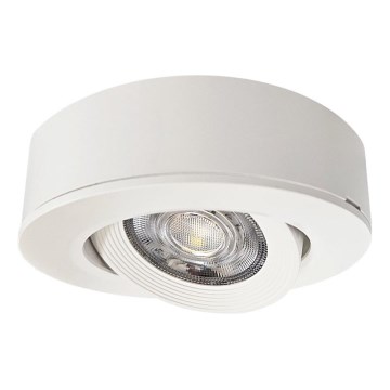 Spot encastré/en saillie 2en1 LED/5W/230V 4200K d. 9,3 cm blanc