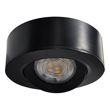 Spot encastré/en saillie 2en1 LED/5W/230V 4200K d. 9,3 cm noir