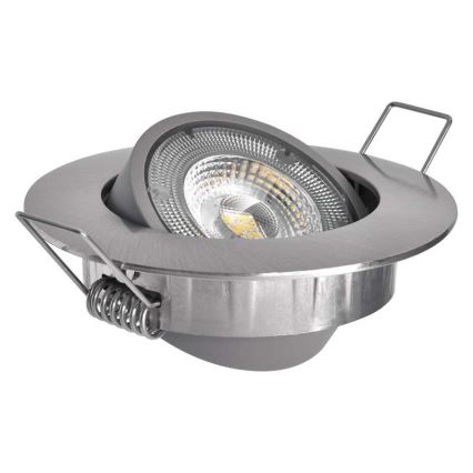 Luminaire LED encastrable LED/5W/230V 3000 K argent