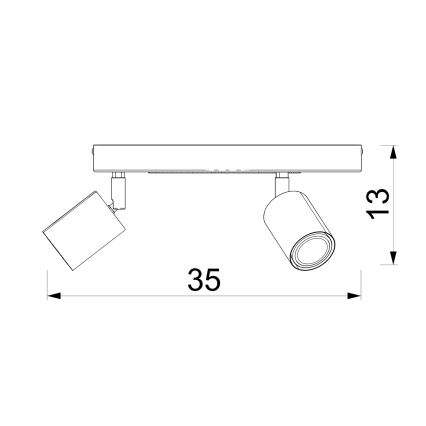 Spot enfant FUN 3xGU10/8W/230V gris/koala