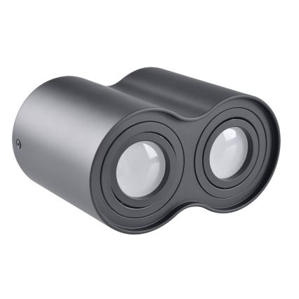Spot HADAR 2xGU10/10W/230V noir