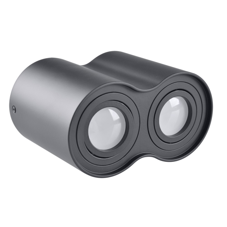 Spot HADAR 2xGU10/10W/230V noir