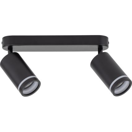 Spot JET 2xGU10/10W/230V noir