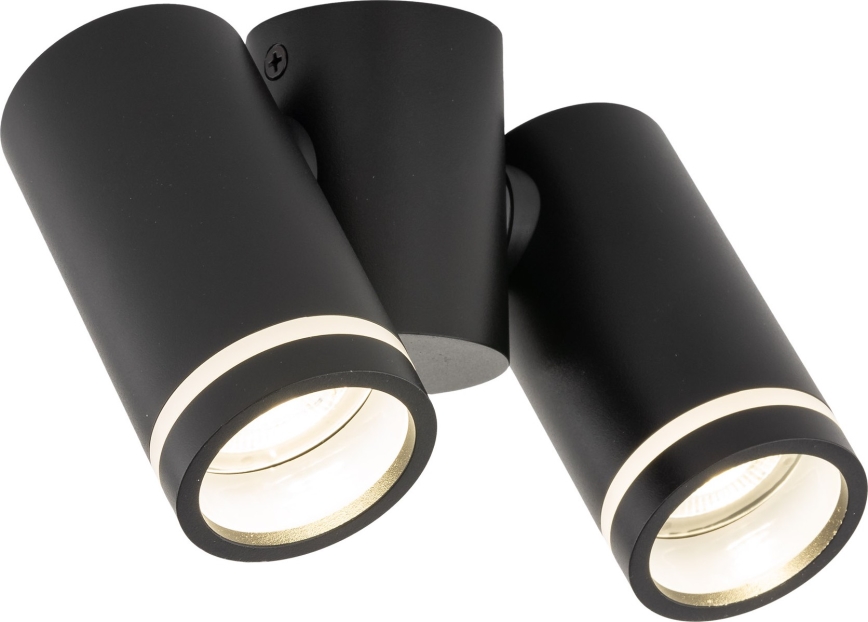 Spot JET LOT 2xGU10/10W/230V noir