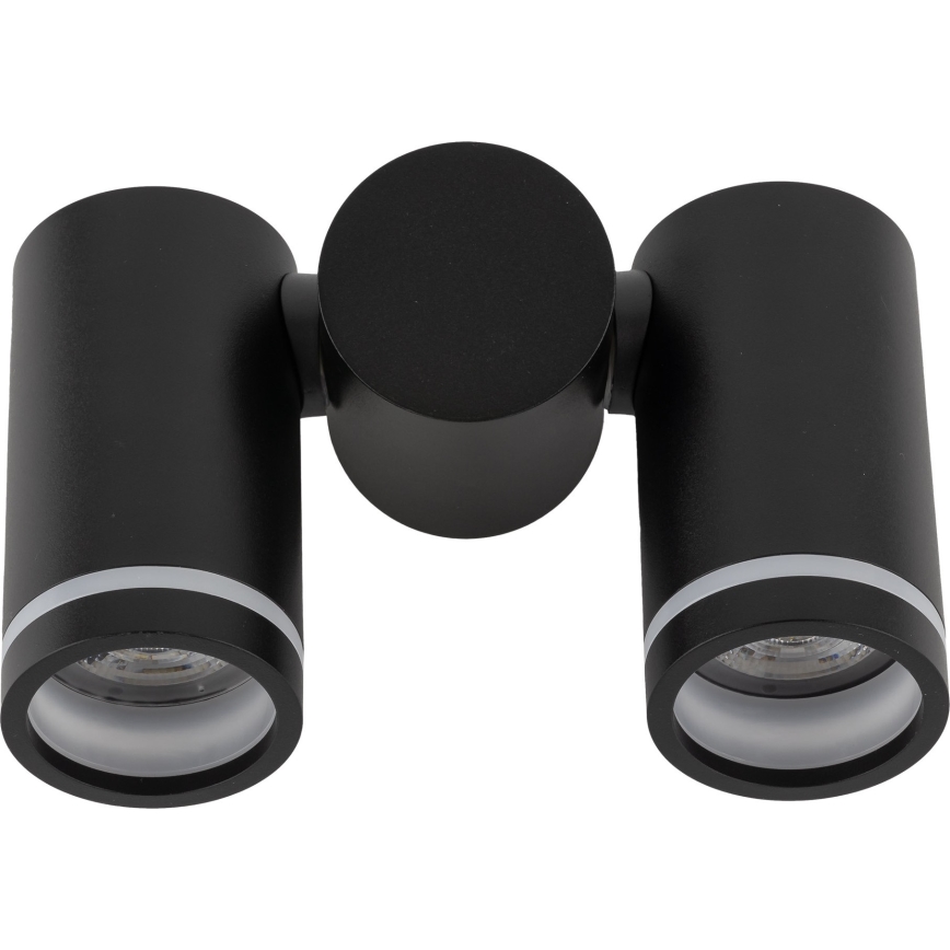 Spot JET LOT 2xGU10/10W/230V noir