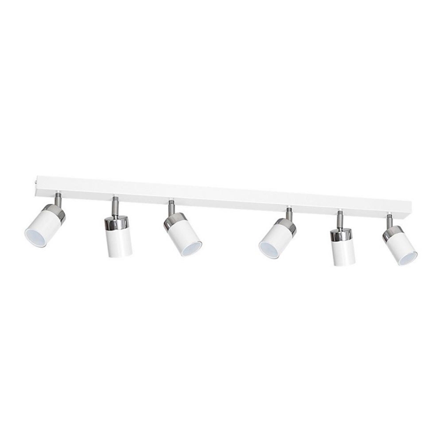Spot JOKER 6xGU10/25W/230V blanc/chrome brillant