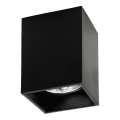 Spot JUPITER 1xE27/20W/230V 11,7x11,7 cm noir