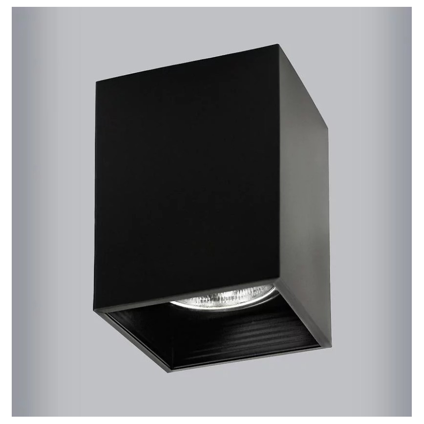 Spot JUPITER 1xE27/20W/230V 11,7x11,7 cm noir