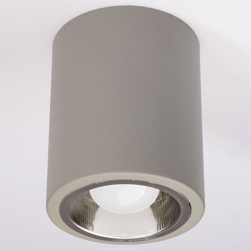 Spot JUPITER 1xE27/20W/230V d. 9,8 cm gris