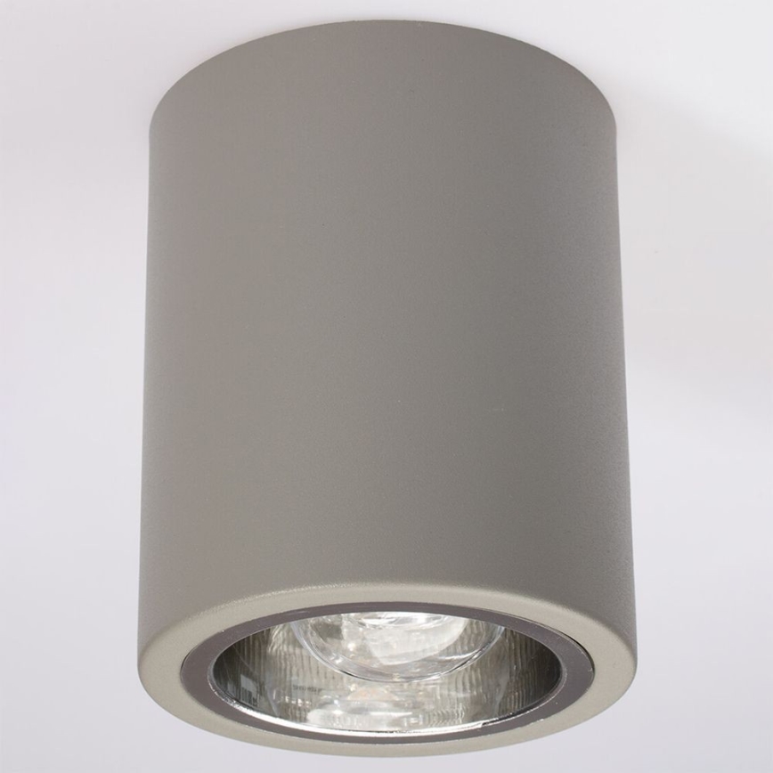 Spot JUPITER 1xE27/20W/230V d. 9,8 cm gris