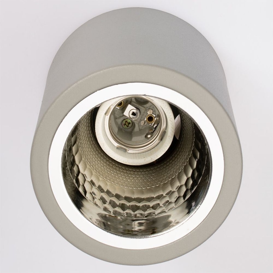 Spot JUPITER 1xE27/20W/230V d. 9,8 cm gris