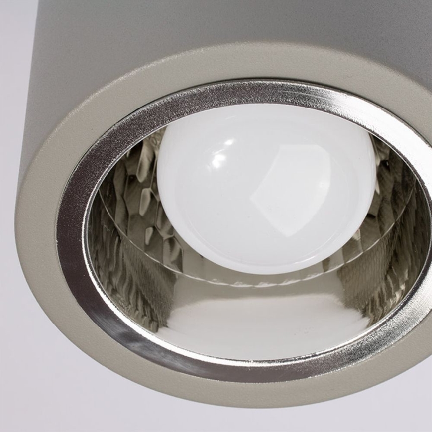 Spot JUPITER 1xE27/20W/230V d. 9,8 cm gris