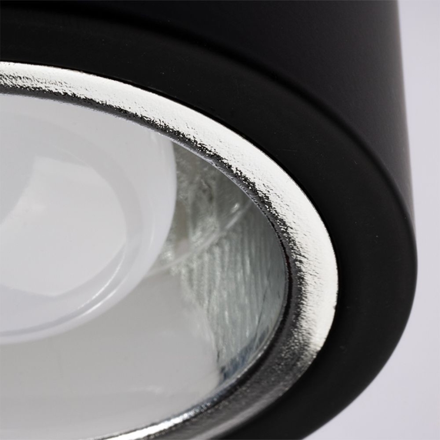 Spot JUPITER 1xE27/20W/230V d. 9,8 cm noir