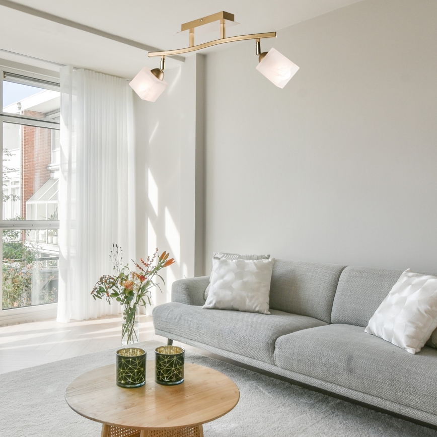 Spot KLARA 2xE14/40W/230V doré