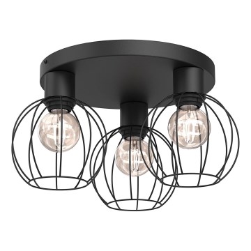 Spot LAPS 3xE27/15W/230W noir