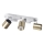 Spot LAURIN 3xGU10/10W/230V laiton/blanc