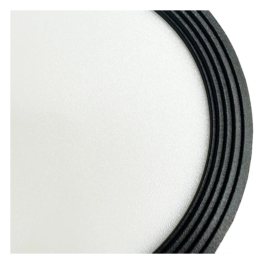 Spot LED/12W/230V 4000K d. 10 cm noir