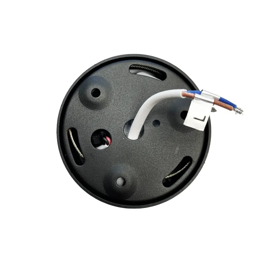 Spot LED/16W/230V 4000K d. 10 cm noir