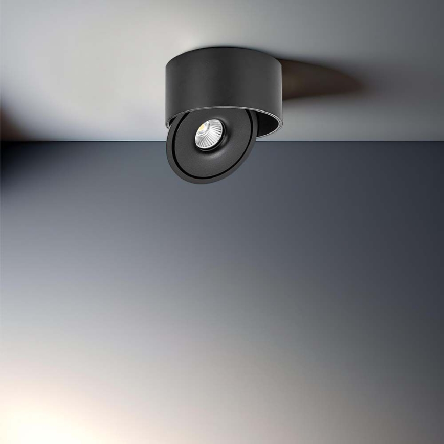Spot LED/20W/230V 3000/4000/6400K CRI 90 noir