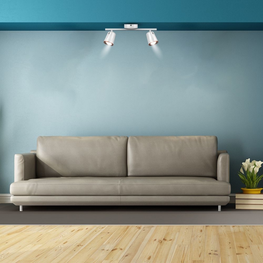 Spot LED 2xLED/5W/230V 3000K blanc