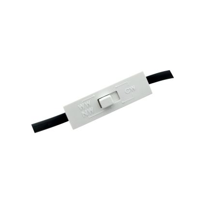 Spot LED/5W/230V 3000/4000/6400K 7,5x7,5 cm noir