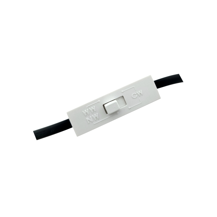 Spot LED/5W/230V 3000/4000/6400K 7,5x7,5 cm noir