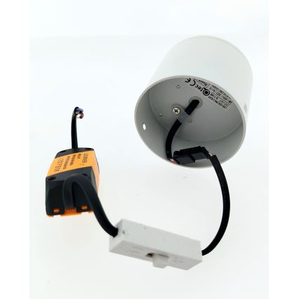 Spot LED/5W/230V 3000/4000/6400K Ø 7,5 cm blanc