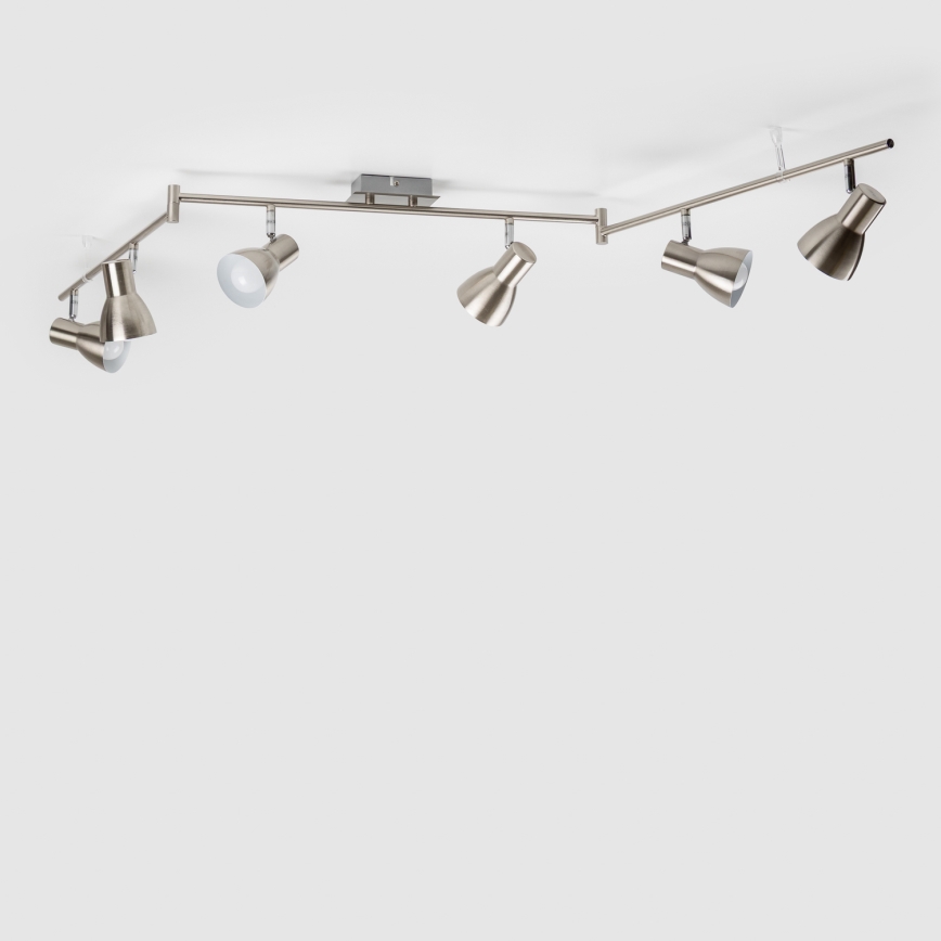 Spot LED 6xE14/5W/230V, finition chrome mat