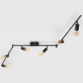 Spot LED 6xE27/6,5W/230V noir