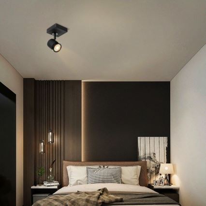 Spot LED à intensité variable MANU 1xGU10/5,8W/230V noir