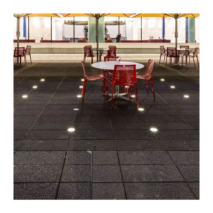 Spot LED extérieur à encastrer 1xLED/1W/12V IP67