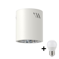 Spot LED GEORGE 1xE27/6W/230V d. 11 cm blanc