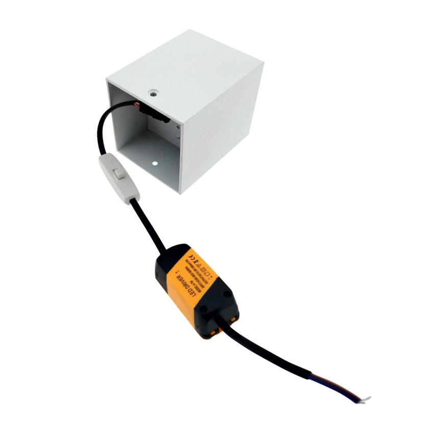 Spot LED LED/5W/230V 3000/4000/6400K 7,5x7,5 cm blanc