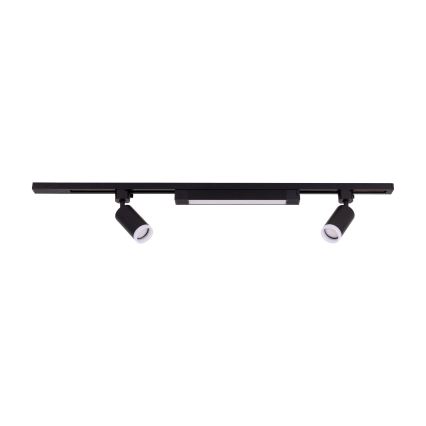 Spot à LED pour système sur rail TRACER 2xGU10/10W/230V + LED/20W 1 m noir