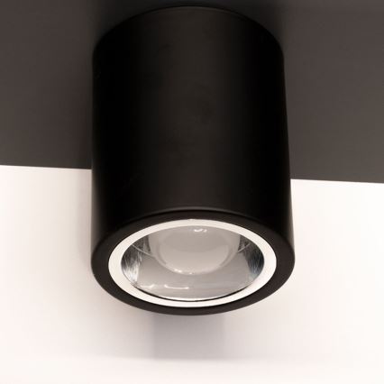 Spot LED RGBW dimmable JUPITER 1xE27/6,5W/230V 2700-6500K Wi-Fi Ø 13 cm noir