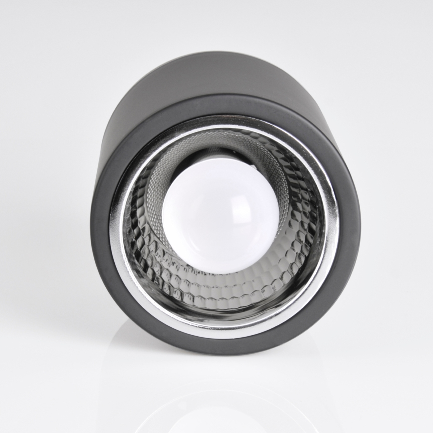 Spot LED RGBW dimmable JUPITER 1xE27/6,5W/230V 2700-6500K Wi-Fi Ø 13 cm noir