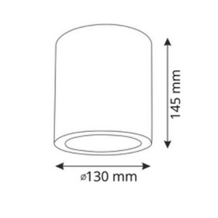 Spot LED RGBW dimmable JUPITER 1xE27/6,5W/230V 2700-6500K Wi-Fi Ø 13 cm noir
