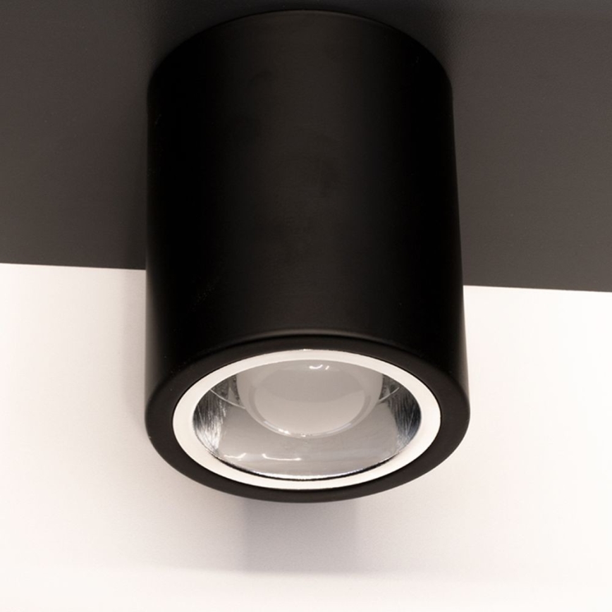 Spot LED RGBW dimmable JUPITER 1xE27/6,5W/230V 2700-6500K Wi-Fi Ø 9,8 cm noir
