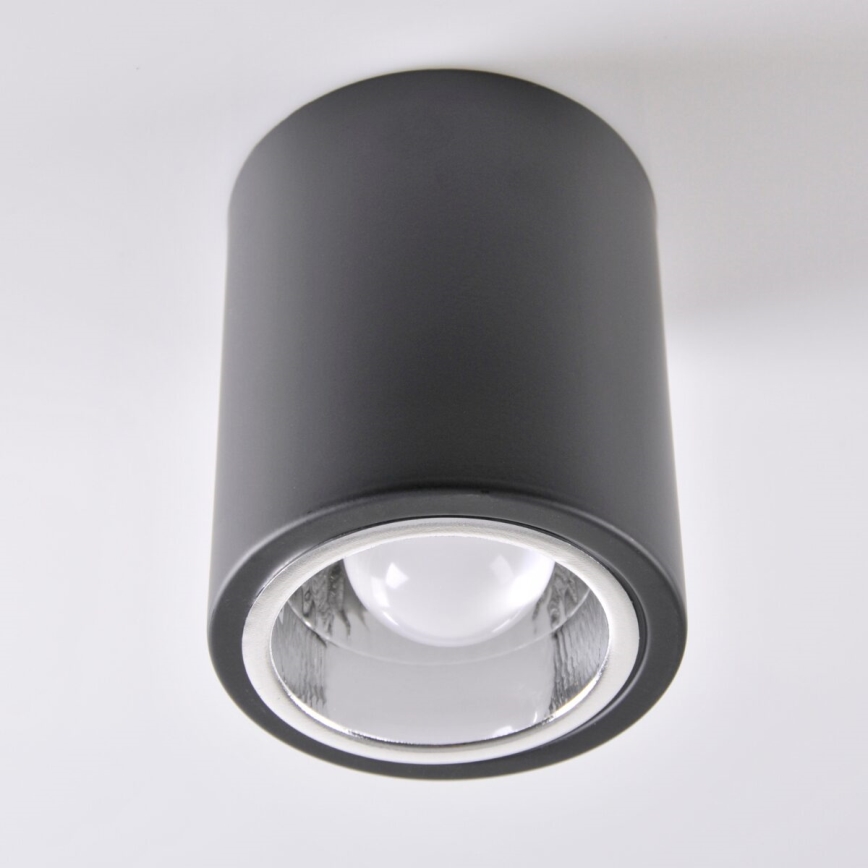 Spot LED RGBW dimmable JUPITER 1xE27/6,5W/230V 2700-6500K Wi-Fi Ø 9,8 cm noir