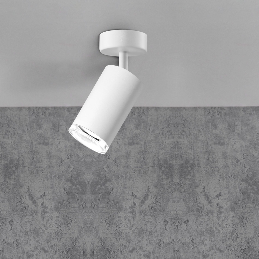 Spot LED RGBW dimmable pour salle de bains TURYN 1xGU10/4,8W/230V 3000K IP44 blanc + télécommande